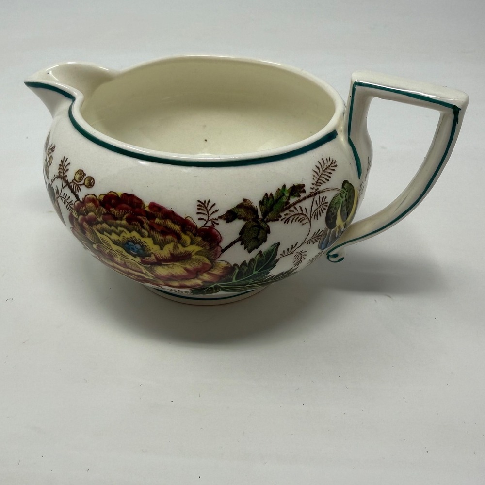 Wedgwood Surrey of Etruria Barlaston Creamer Pitcher Floral England Vintage